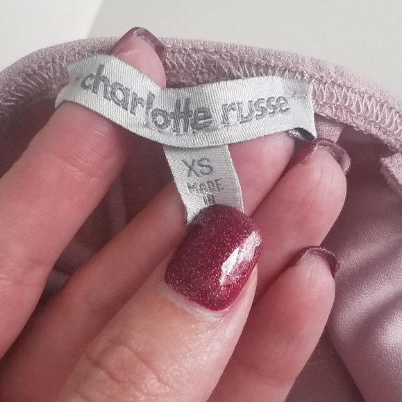 Charlotte Russe Strappy Lattice Back Romper - Picture 6 of 7